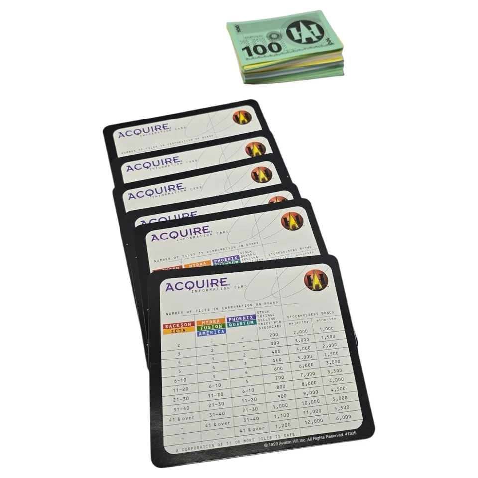 Tablero de juego Avalon Hill Adquire Real Estate - HAS41305 - ¡Completo! Foto 3 de 4