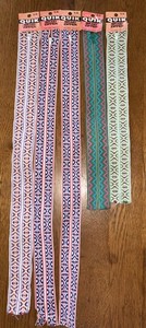 5~*Quik Braid* 7O’s Haberdashery Zippers “New *OLD* Stock”  #VIBRANT COLORS!