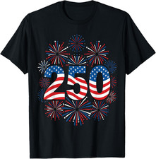 250th Anniversary USA Shirt Patriotic Freedom 4th of July T Shirt