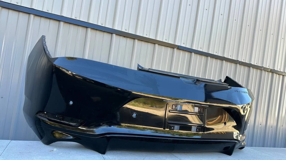 ‼️ NO SHIPPING ‼️BLACK ACURA INTEGRA REAR BUMPER 2022 2023 2024 2025 - Image 3 of 3