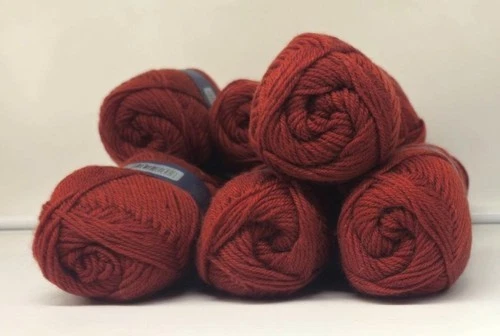 10 Jaeger Matchmaker Merino Double Knitting Yarn 100% Wool 50g Oxide Lot 7H1 image 2