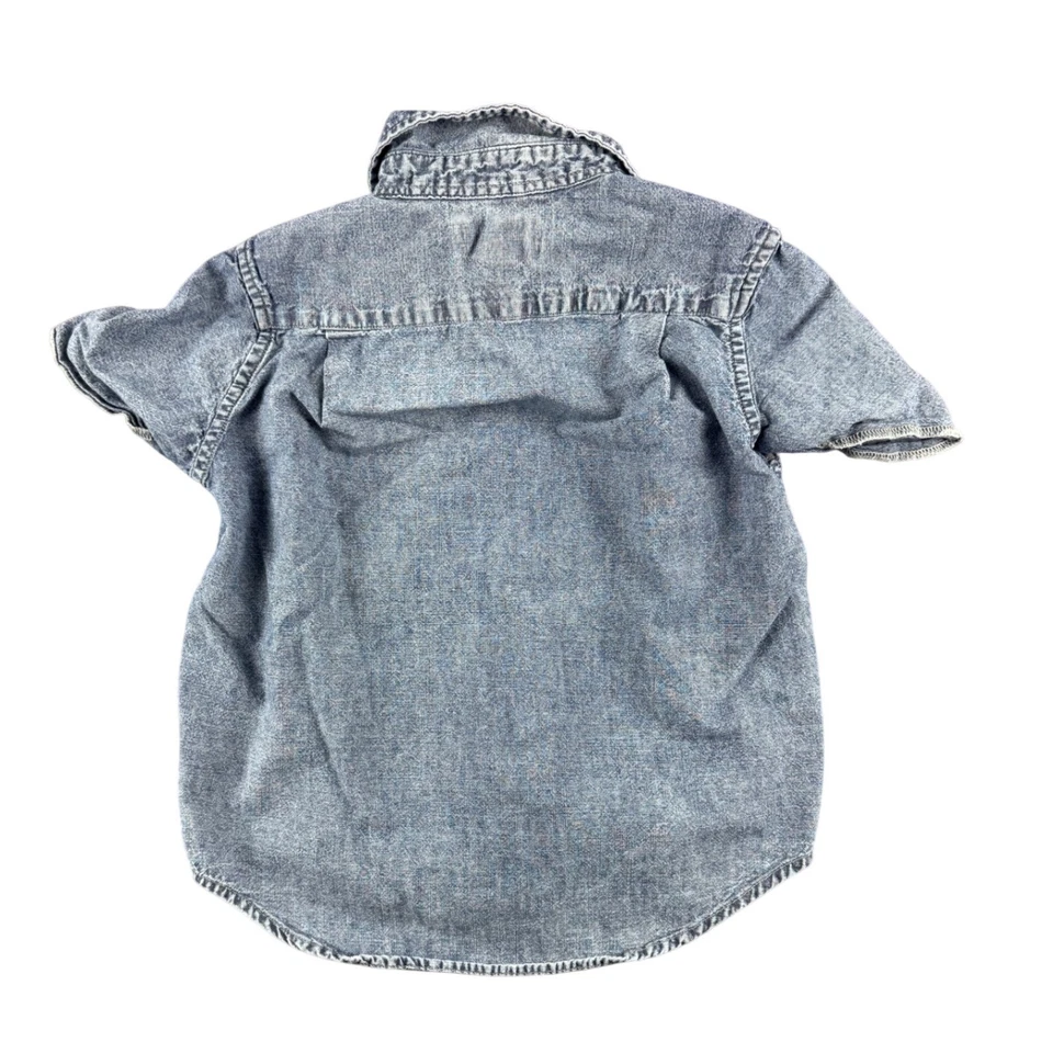 Polo Ralph Lauren Boys Button Down Short Sleeve Denim Shirt Size 3/3T - Image 2 of 4