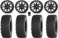 ITP Hurricane 14" Wheels Black 27" BDC Tires Can-Am CommanderMaverick