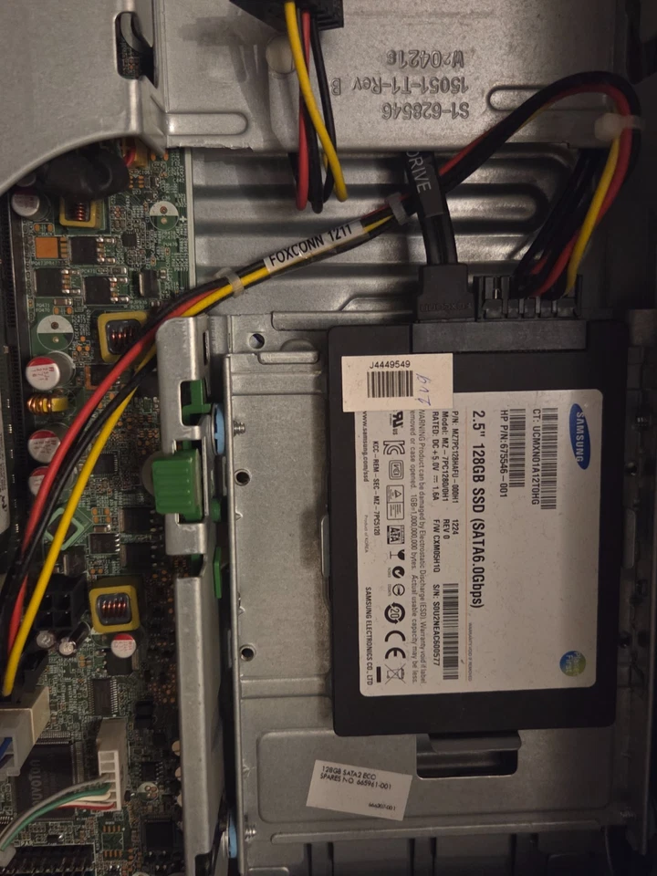 HP Compaq 8200 Elite Small Form Factor 128GB SSD (Used) Without Hard Drive - Image 3 of 4