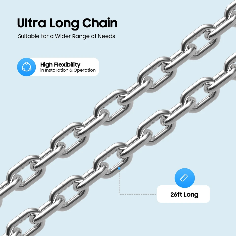 Roll Up Garage Door Jackshaft Chain Hoist For Garage Door Opener Chain Hoist - Image 4 of 4