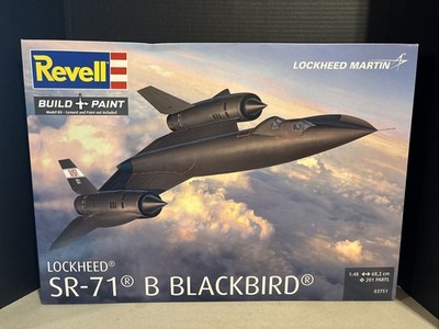 REVELL 03751 LOCKHEED SR-71 B BLACKBIRD MODEL KIT-NIB-1:48 SCALE
