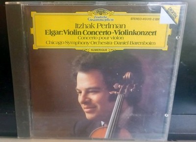 ITZHAK PERLMAN*ELGAR VIOLIN CONCERTO*DG FULL SILVER POLYGRAM W.GERMANY*NO IFPI 