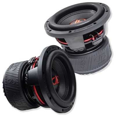 DD Audio 8 Inch 2 Ohm DVC 1000 Watt RMS Power Tuned Subwoofer Pair 608F-D2