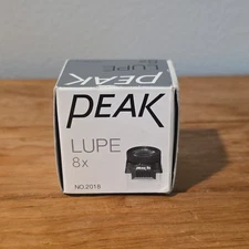 Original PEAK 8X Portable Magnifier Loupe, Lupe Japan Film Slides Free Shipping 