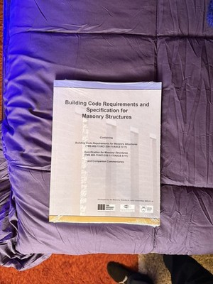 Building Code Requirements and Specification for Masonry Structures 