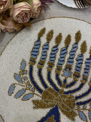 RaasKridha Weihnachtskerze Design Perlen Tischset Perlen Halloween Geschenkset - Bild 3 von 8