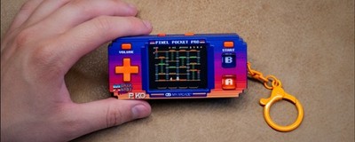 My Arcade Data East Pixel Pocket Pro Video Game 18 Retro Games Keychain Arcade