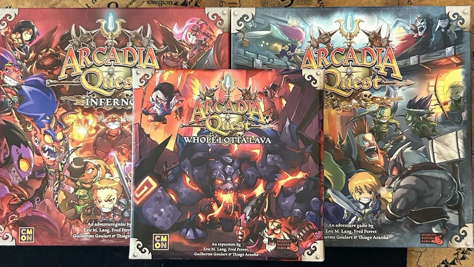 CMON Arcadia Quest Inferno KS + Whole Lotta Lava & Arcadia Quest Completo Foto 2 de 4