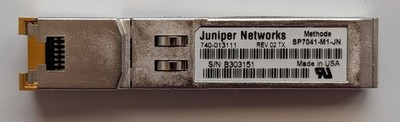 Juniper Networks SFP Transceiver | 1000Base-T RJ45 Gigabit