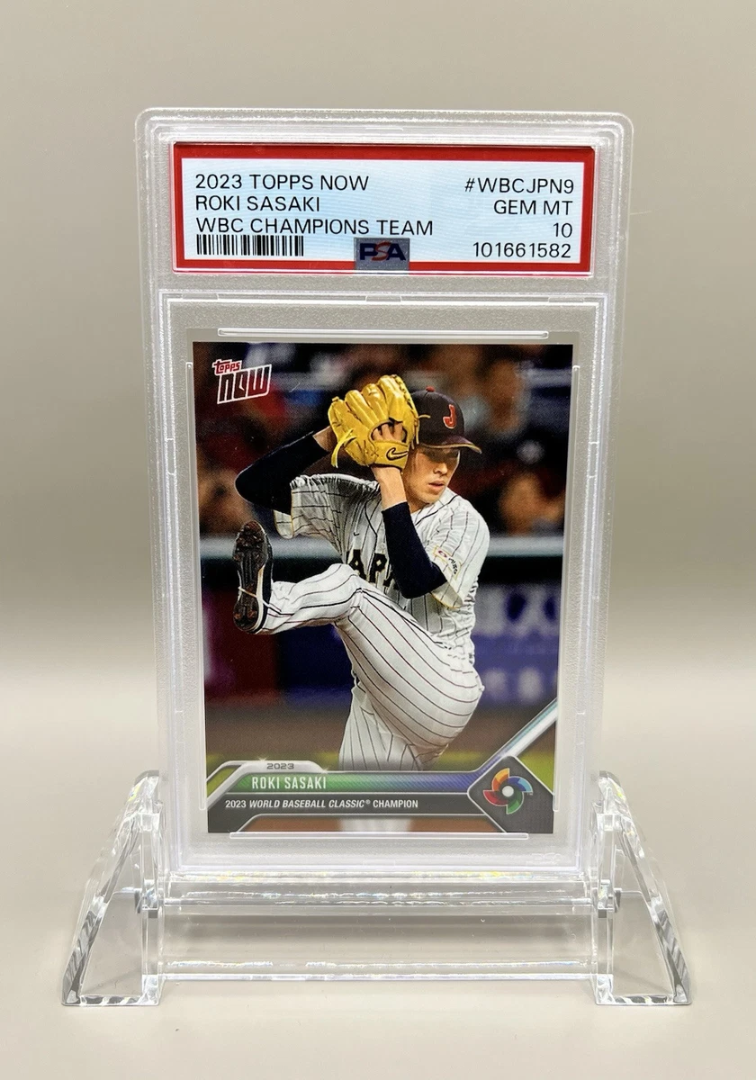 2023 Topps Now World Baseball Classic - Roki Sasaki #WBCJPN-9 for