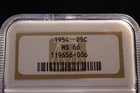 1954 Washington Silver Quarter NGC MS66