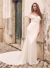 Maggie Sottero Elegance Bodie Wedding Dress Style 23MW607 Ivory Bedazzled Gown