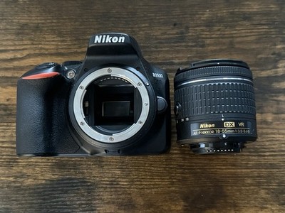 Nikon D3500 24.2MP with 18-55mm VR Lens Kit DSLR Camera - Black
