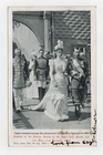 Tsar Nicholas II Imperial Russia 1904 Worlds Fair Postcard St Eugenie Red Cross