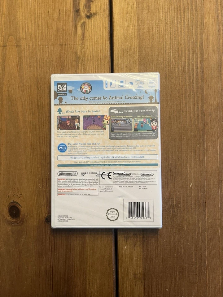 Animal Crossing: City Folk (Nintendo Wii, 2008) - Brand New - Little Rip - Image 2 of 3