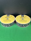 2 Pack Member's Mark Premium Wired Ribbon 1.5 in Wide x 50 Yards - Navy Cherry
