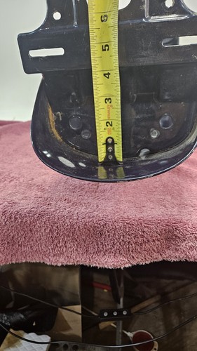 Vintage Motorcycle Solid Metal Rear Fender, Unknown Make Or Year PICS FOR INFO! - Picture 14 of 17