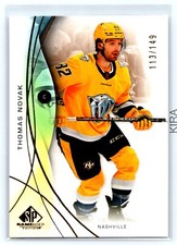 2024-25 Upper Deck SP Game Used - Thomas Novak #24 Gold /149 Nashville Predators