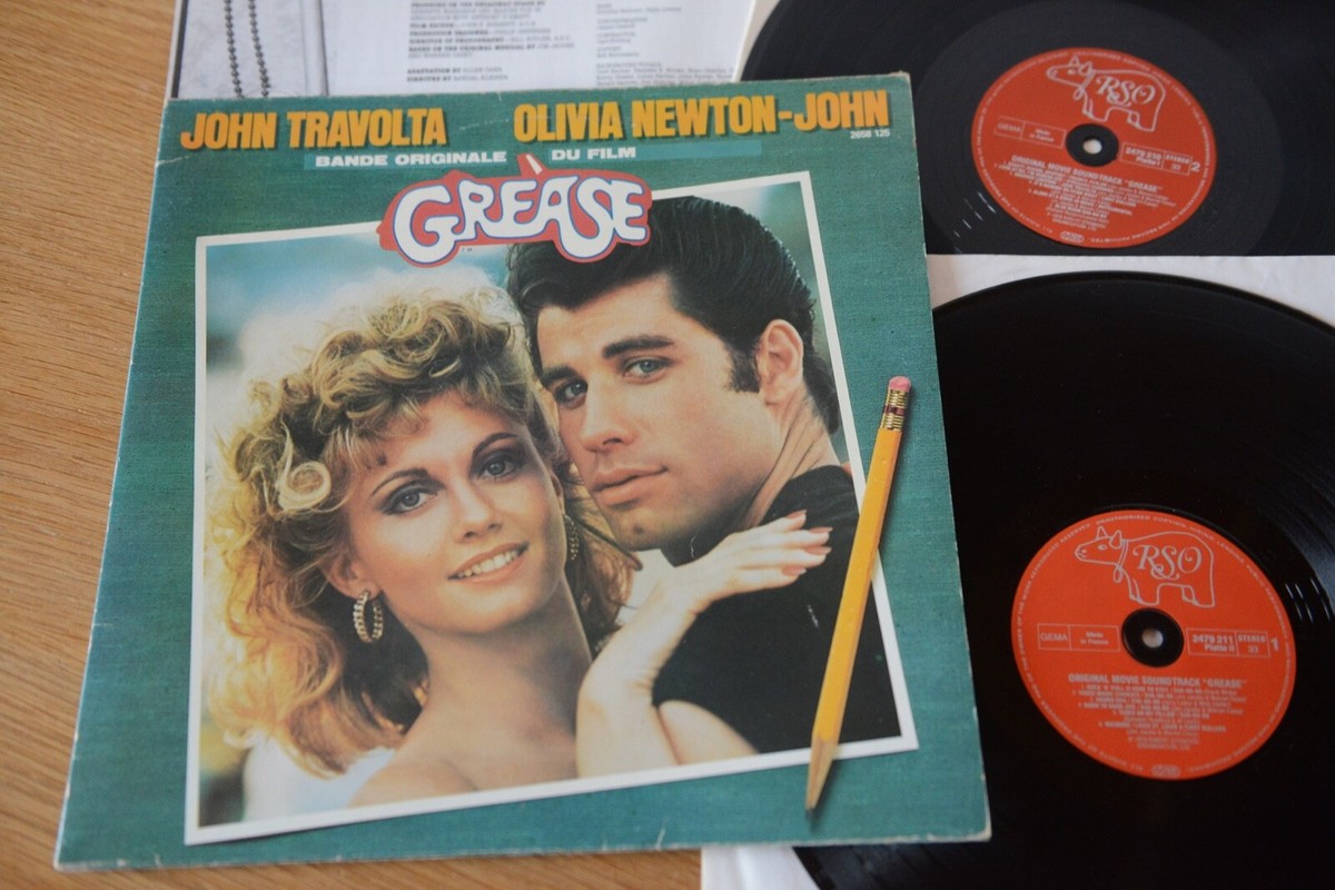 Grease (Bande Originale Du Film) 2 LP RSO \u200e 2658 125 gatefold | eBay.de, image size:1200x800