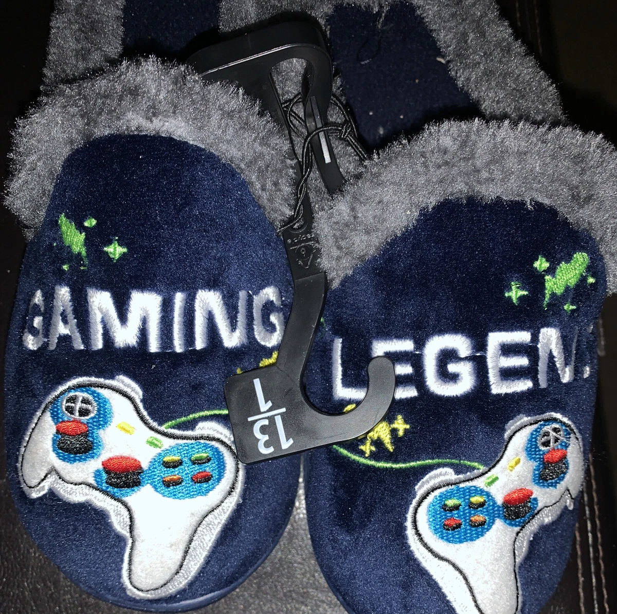 Boys gaming slippers hot sale