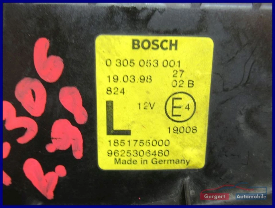 Fendinebbia sinistro n.2/1 9625306480 PEUGEOT 306 (7B, N3, N5) 1.1 - Immagine 3 di 3