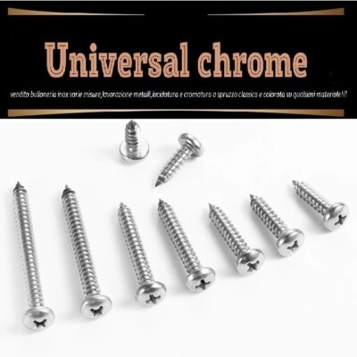 vite inox autofilettante TESTA.C 2.9/3.5/3.9/4.2/4.8/5.5/6.3 - A CROCE