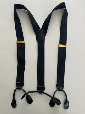 MEN SUSPENDERS BLACK,NEW.