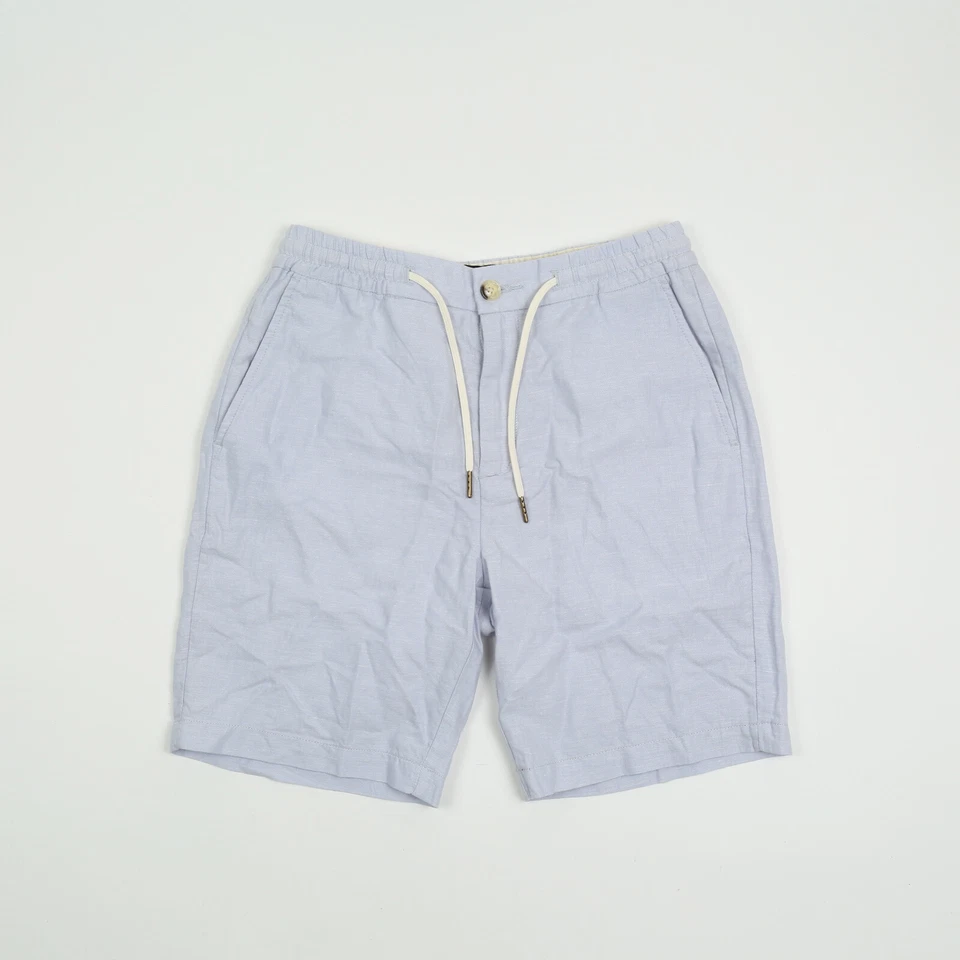 Bermudas Scotch & Soda Fave mezcladas de lino gris claro talla S 2468