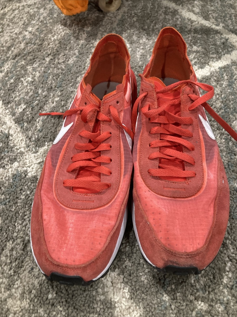 Nike Waffle One SE Mens 12 Comfort Crimson White DD8014-601  display picture 2