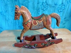 resin rocking horse