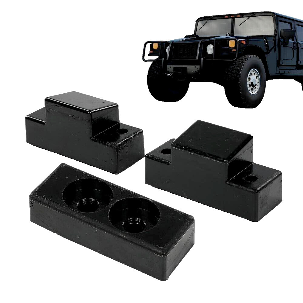 HMMWV Hood Bumper Set – 3 Pcs Rubber Bumpers 12338896 + 1233888 For HUMVEE M998 M1151 M1152