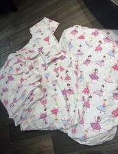 FULL Pottery Barn Kids Ballerina Duvet Cover,...