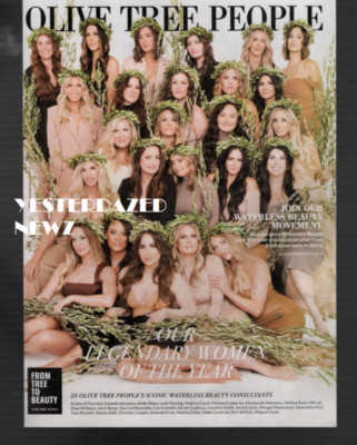 2025 Print Ad for Olive Tree People ''Join our waterless beauty movement''
