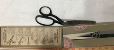 WISS PROFESSIONAL Model AA PINKING SHEAR Zig Zag Cut Chrome VINTAGE SCISSORS 9  