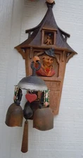 VINTAGE WEST GERMAN COWBELL WINDCHIME-DOORBELL-DINNER BELL.
