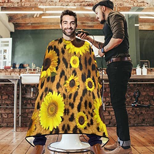 visesunny Professional Barber Cape Polyester Hair Cutting Salon Cape Multi27 - Picture 4 of 7