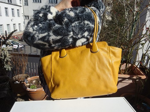 COCCINELLE N11 Damen Luxus Tragetasche Schultertasche Leder Aprikot Italy Neuw - Bild 7 von 13