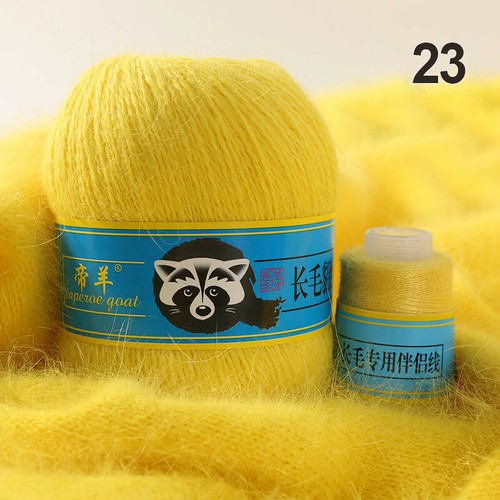 US 70g Soft Mink Velvet Wool Yarn DIY Hand Knitting Cashmere Wool Crochet Thread - Picture 32 of 48