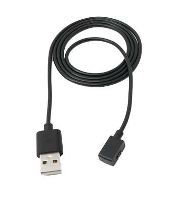 USB 2.0 Kabel 100 cm Ladekabel für Xiaomi RedMi Watch 2 Lite Smartwatch Schwarz