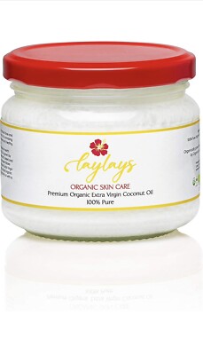 Laylays Organic Skincare Premium Organic Extra Virgin Coconut Oil (300ml)