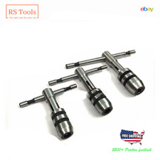 T-Tap Wrench Set 3 Pcs In Solid Collect Jaws For Tapping & Reaming USA   RSTOOLS