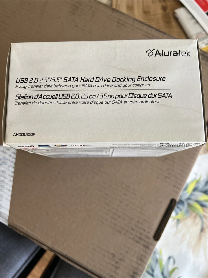 eSATA USB 2.0 2.5” / 3.5” SATA Hard Drive Docking Enclosure - Image 2 of 4