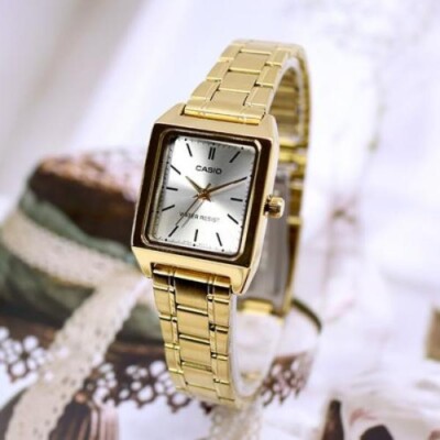 LTP-V007G-9E CASIO Woman Metal Wrist Watch Original New Gold | eBay