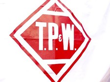 Toledo, Peoria and Western Railway TP&W Railroad Company Flag 2’x3’ Made in USA