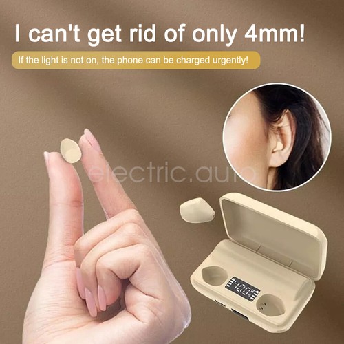 Ultra Mini Bluetooth Earphone Sleeping TWS Earbuds HIFI 6D Stereo Sound Quality - Zdjęcie 4 z 27